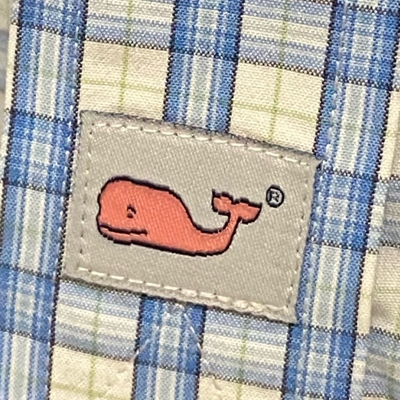 Vineyard Vines XXL Plaid Check Cotton Murray Long Sleeve Button Down Shirt - Picture 5 of 9